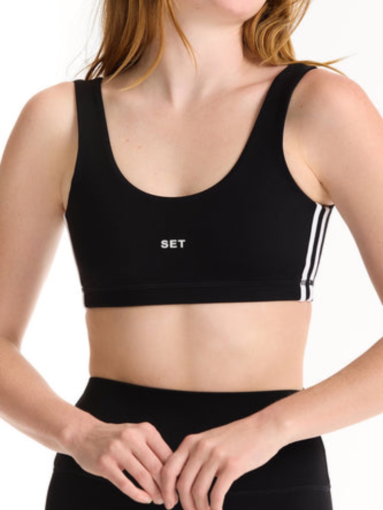 Nwot Set Active Sporty Duo Lift Bra, Orca- M